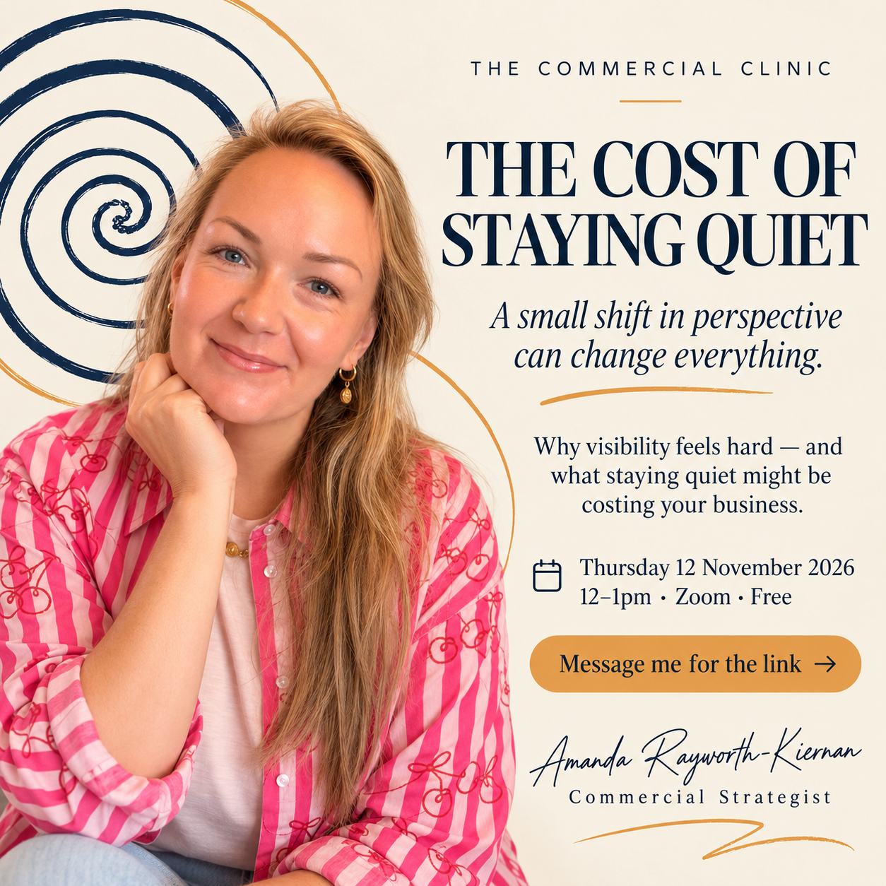 The Commercial Clinic flyer (portrait or square)